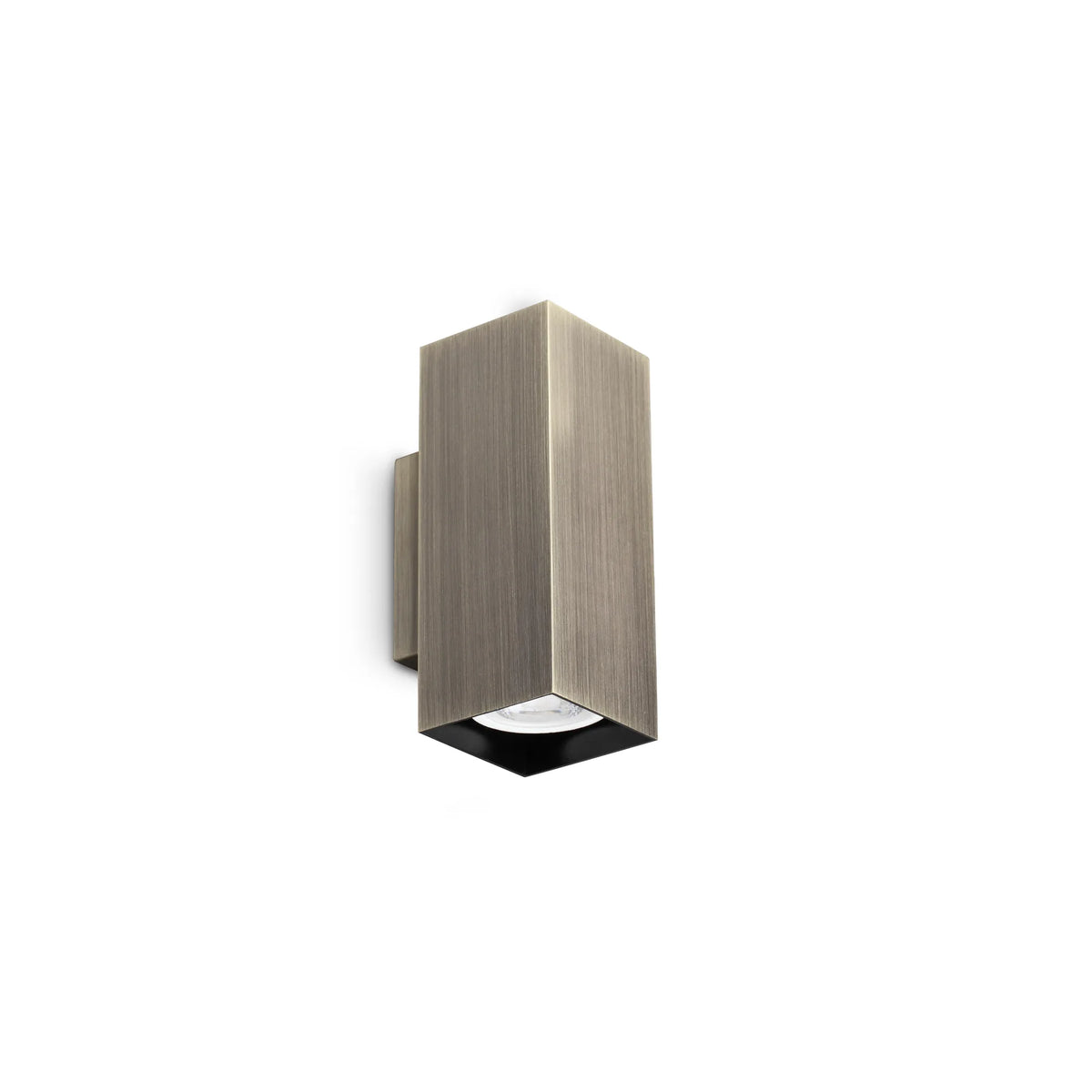 Applique Look Square H15 Ideal Lux colore Brunito