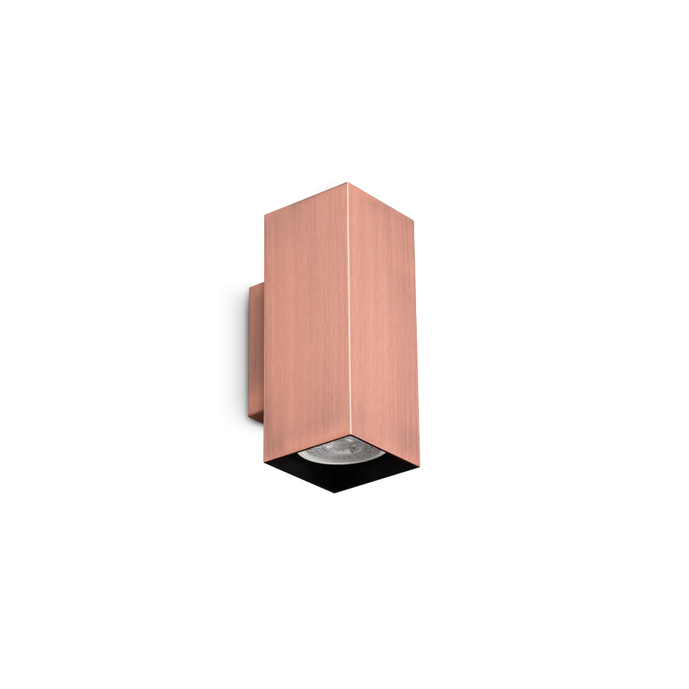 Applique doppia luce da interno Look AP2 Square D60 H150