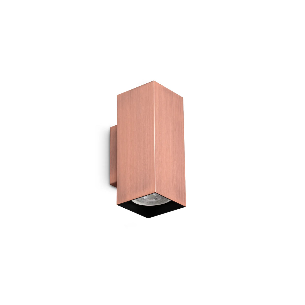 Applique Look Square H15 Ideal Lux colore Rame