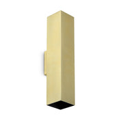 Applique Look Square H30 Ideal Lux colore Ottone