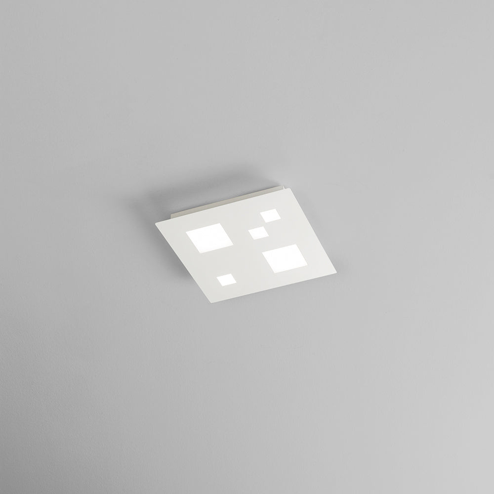 Plafoniera Checker Board Isyluce 402 Bianco