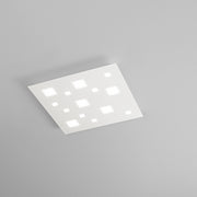 Plafoniera Checker Board Isyluce 404 Bianco