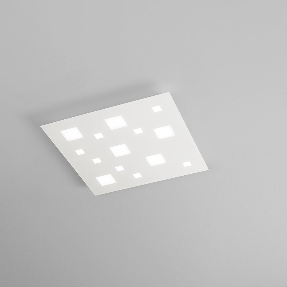 Plafoniera Checker Board Isyluce 404 Bianco