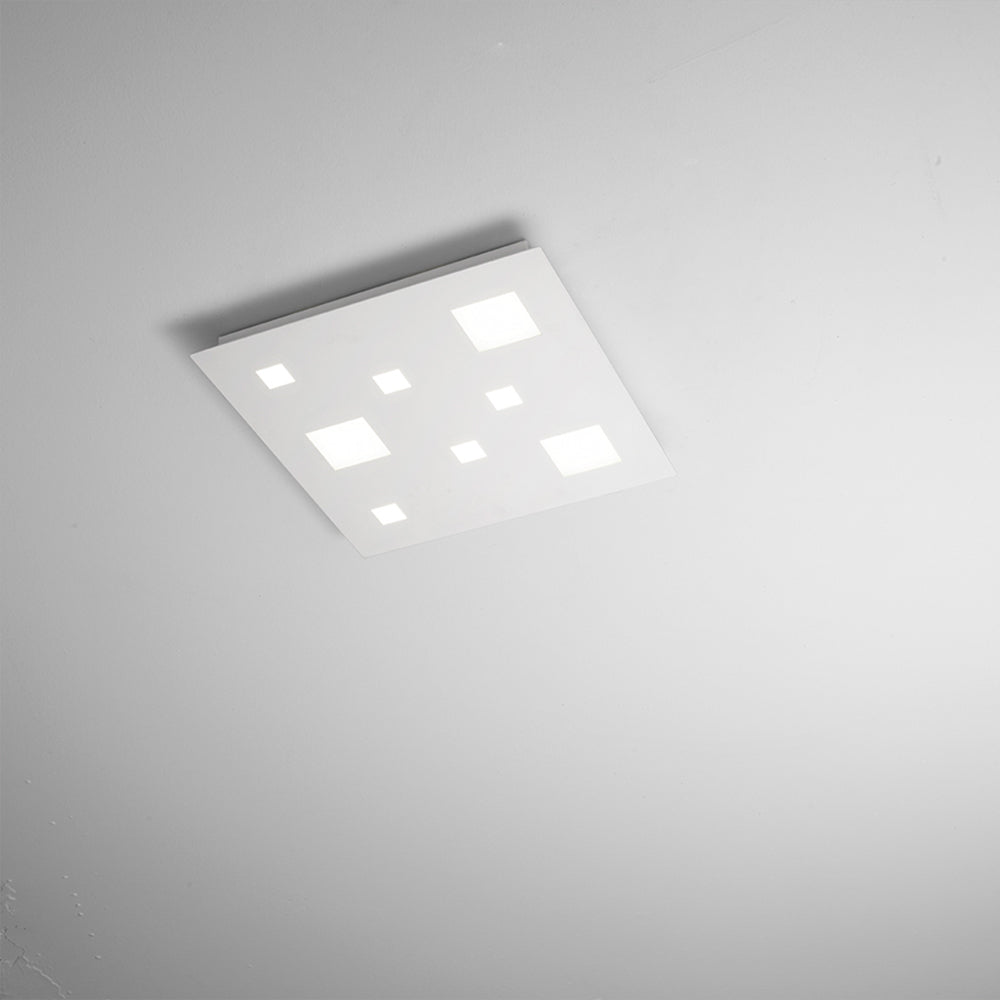 Plafoniera Checker Board Isyluce 406 Bianco