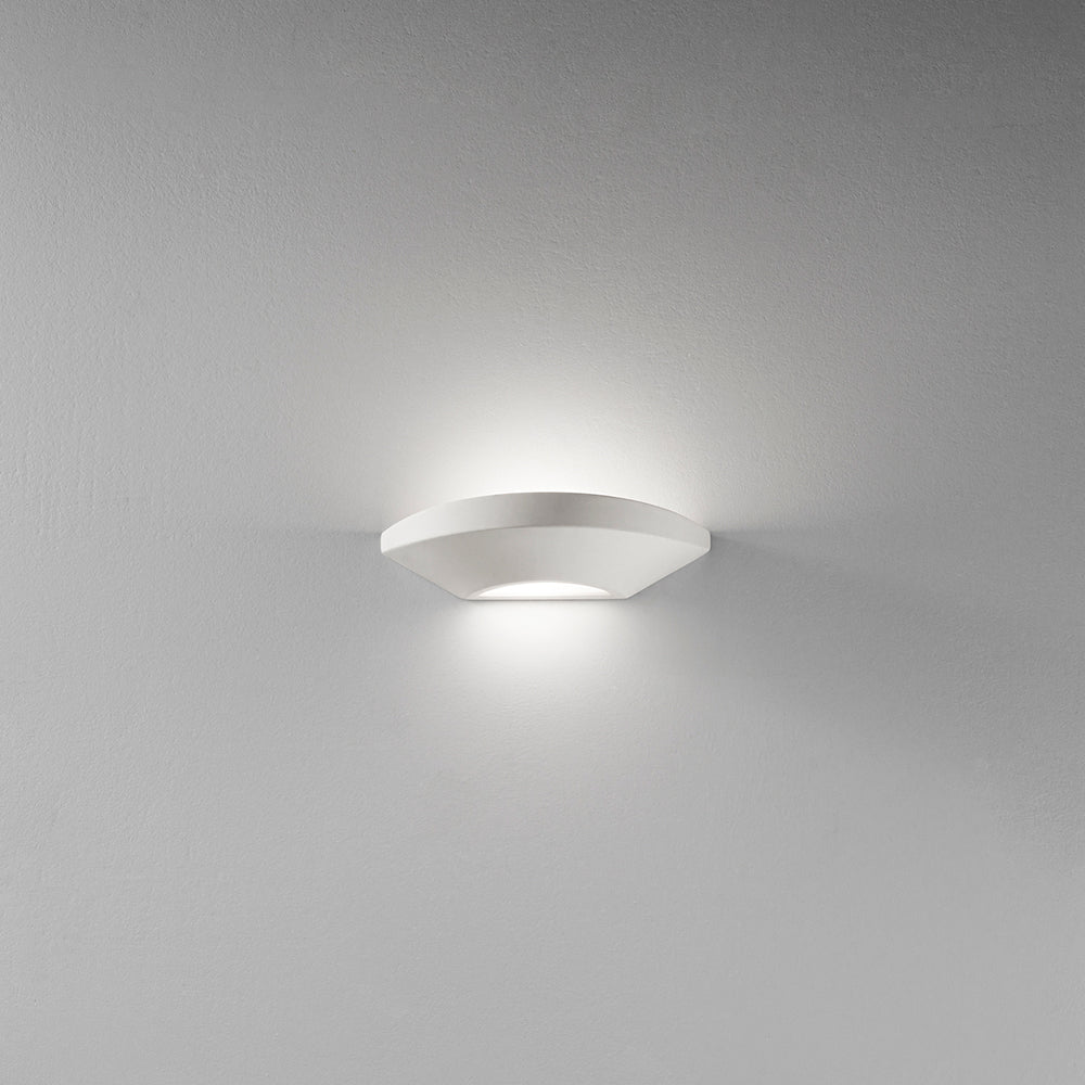 Applique Ventaglio 616 Isyluce Ceramica Bianca