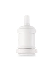 Portalampada in metallo Perenz 6251 bianco opaco