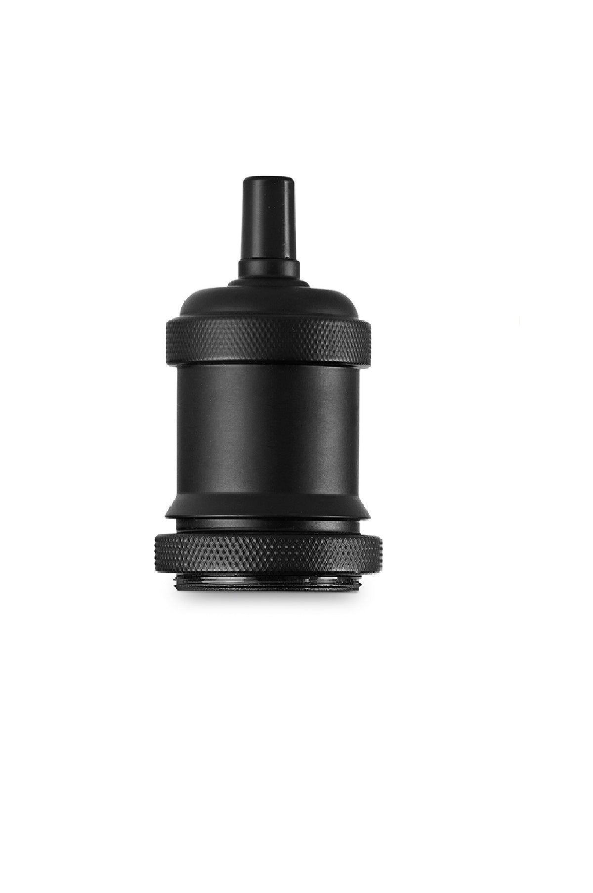 Portalampada in metallo Perenz 6251 nero opaco