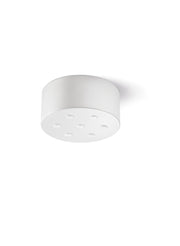 Rosone multicavo 7 fori Perenz 6252 bianco opaco