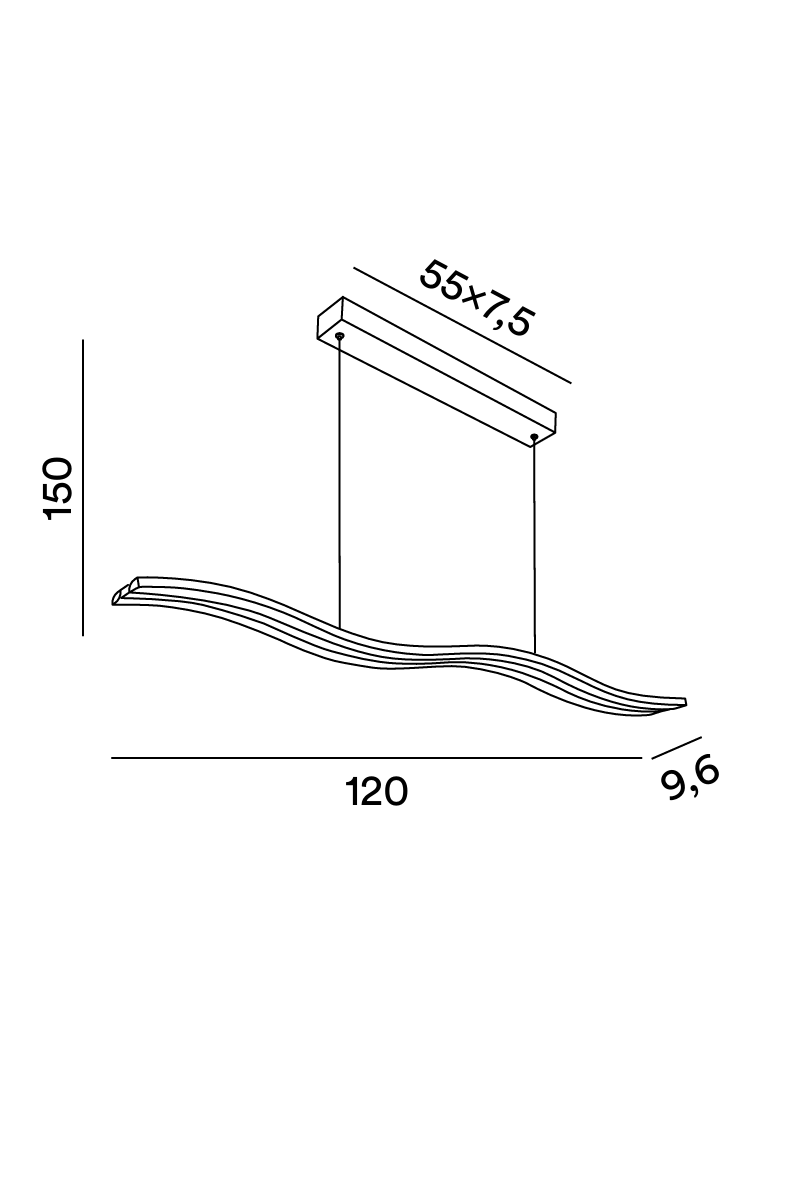 Perenz Bend 6364 - Disegno tecnico e misure
