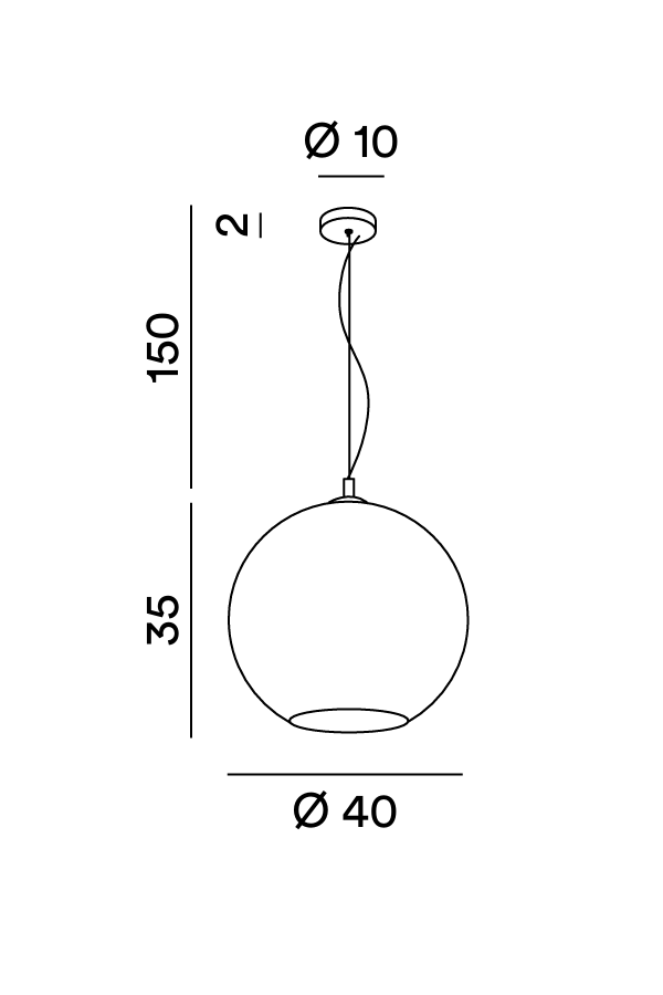 Perenz Ufo 6477 - Disegno tecnico e misure