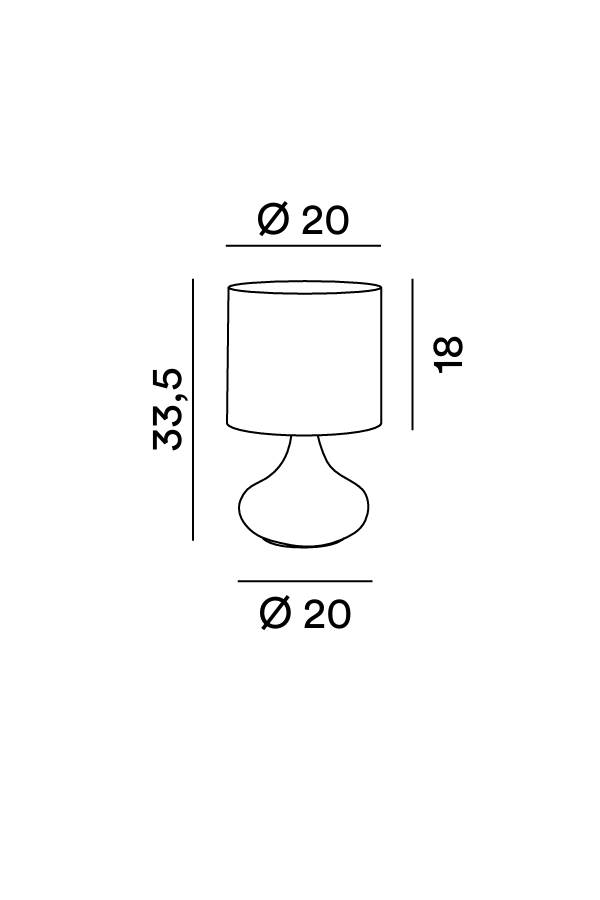 Perenz Paul 6504 - Disegno tecnico e misure