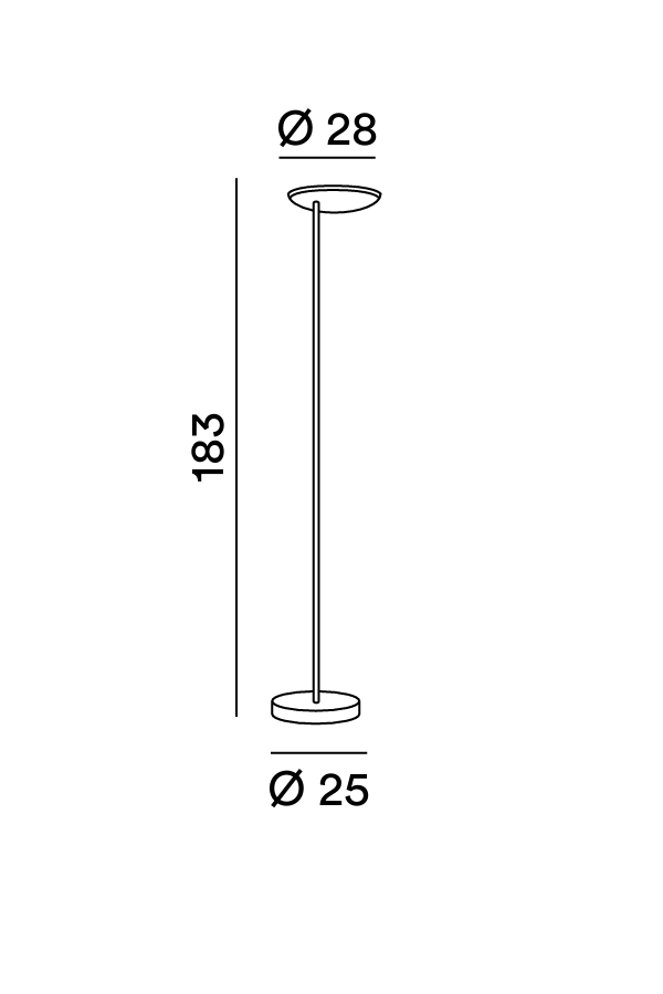 Perenz Febe 6586 - Disegno tecnico e misure