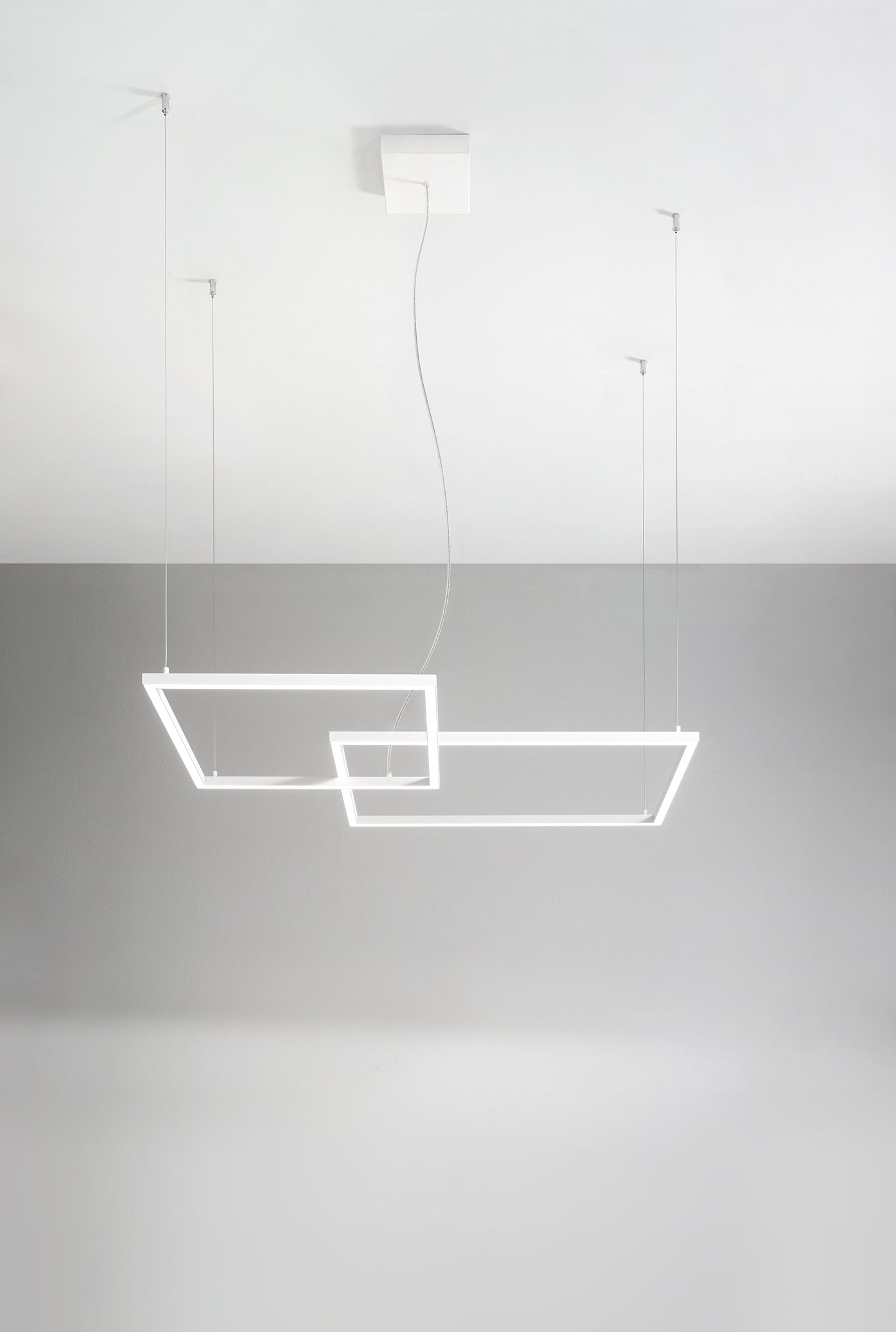 Sospensione Cross 6593 Bianco - Perenz