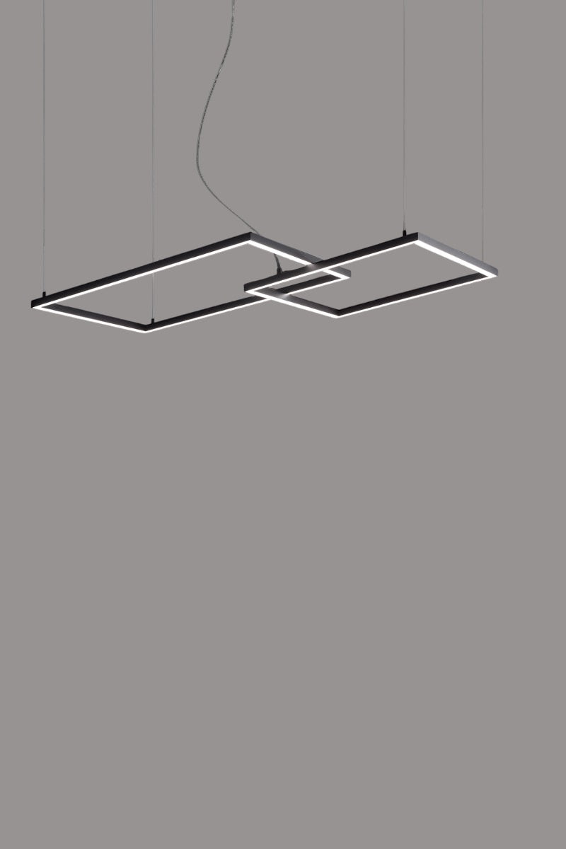 Sospensione Cross 6593 Nero - Perenz
