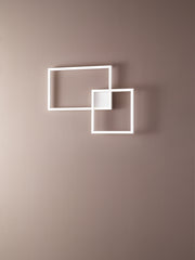 Plafoniera Cross 6595 Bianco - Perenz