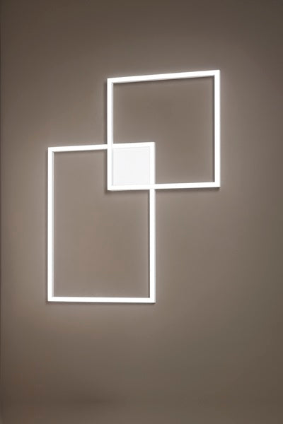 Plafoniera Cross 6596 Bianco - Perenz
