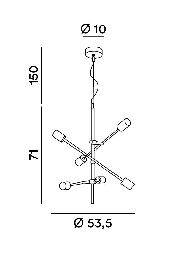 Perenz Vector 6600 - Disegno tecnico e misure