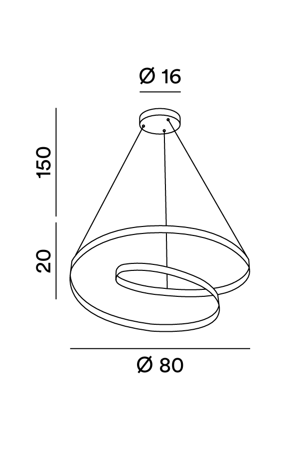 Perenz Ritmo 6618 - Disegno tecnico e misure