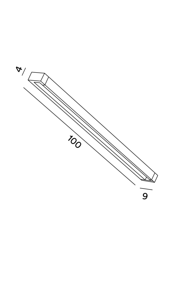 Disegno tecnico quotato applique Perenz Sway 6634