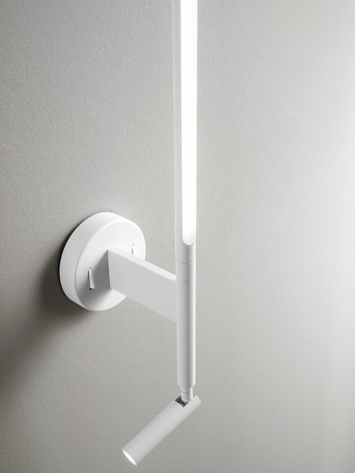 Applique LED Perenz Ramon 6654 bianca orientabile a doppia emissione