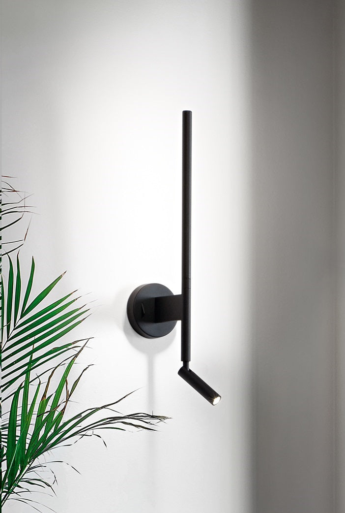 Applique LED Perenz Ramon 6654 nera orientabile a doppia emissione