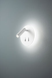 Applique LED Perenz Plug 6702 bianca orientabile con interruttore