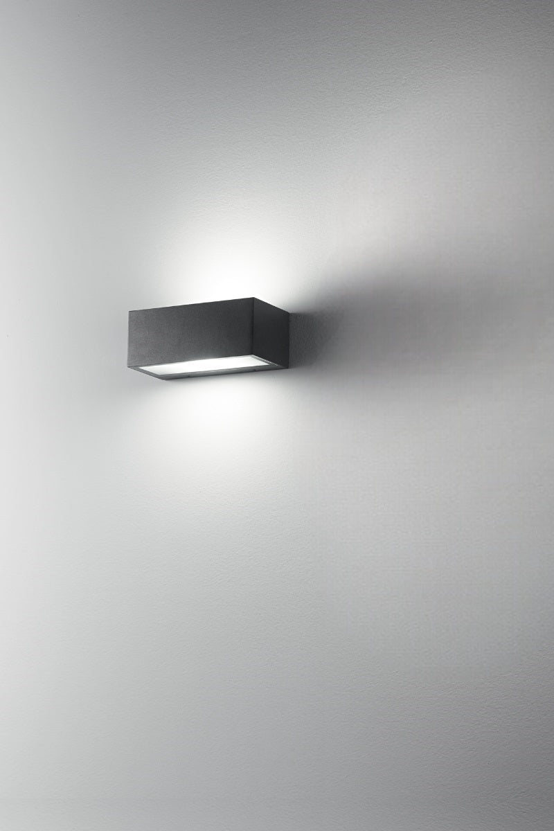 Applique da Esterno Biemissione IP54 2 x E14 Perenz Step 6730 A Antracite