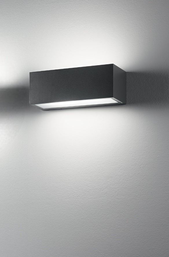 Applique da Esterno Biemissione IP54 2 x E27 Perenz Step 6732 A Antracite