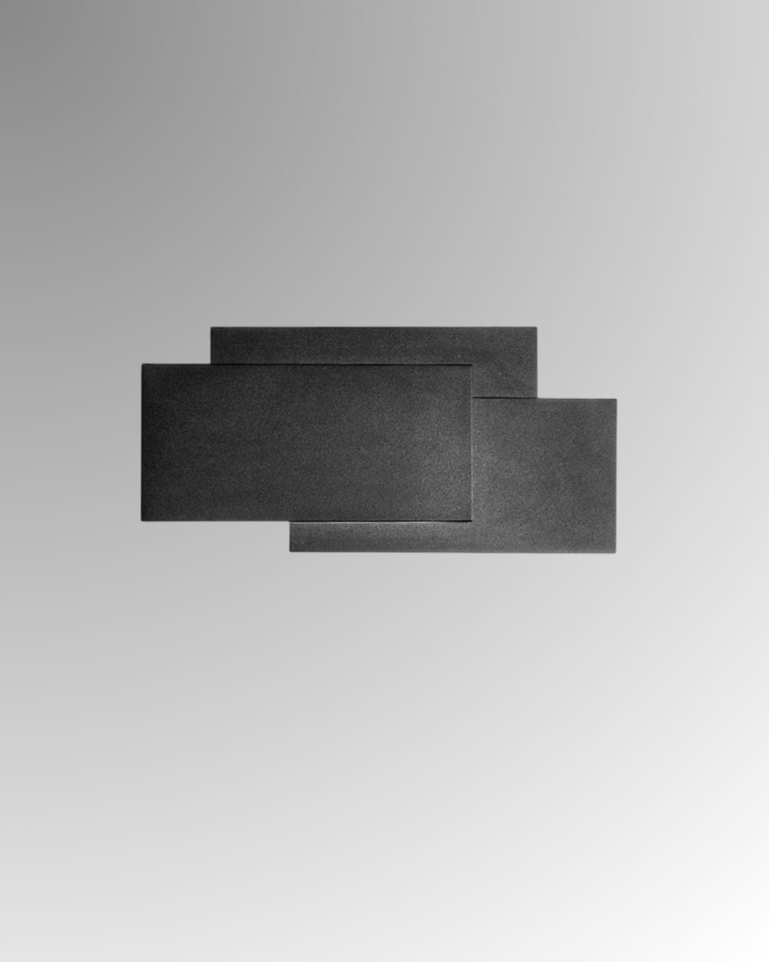 Applique LED Perenz Dip 6750 nera a tre elementi sfalsati
