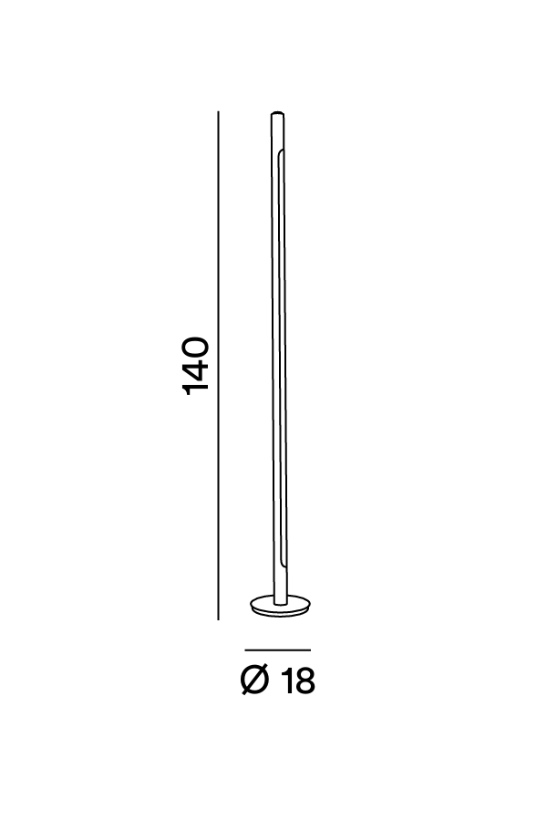 Perenz Stick 6760 - Disegno tecnico e misure