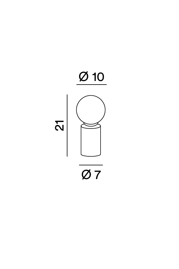 Perenz Birillo 6762 - Disegno tecnico e misure