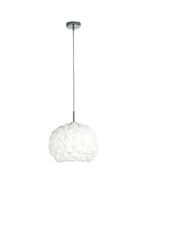 Sospensione Perenz Meteora 6766 B bianco vetro soffiato