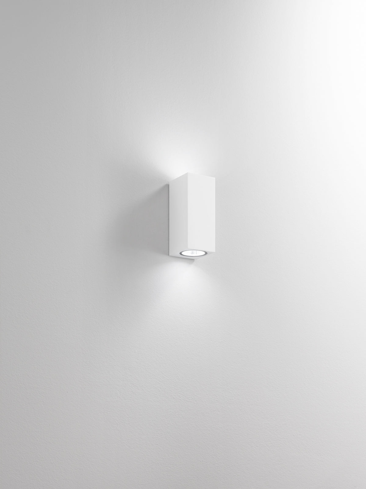 Applique da Esterno IP65 Biemissione 2 x GU10 Perenz Monolite 6828 B Bianco
