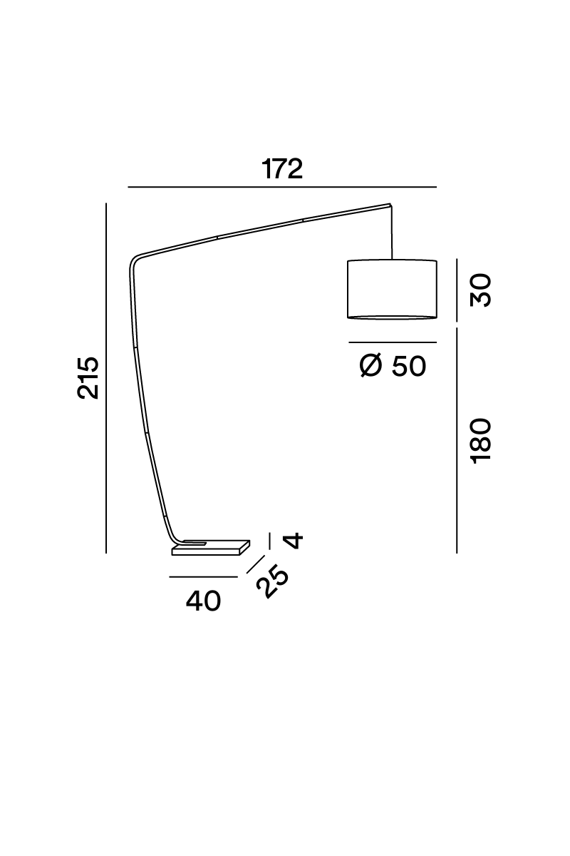 Perenz Zoe 6876 - Disegno tecnico e misure