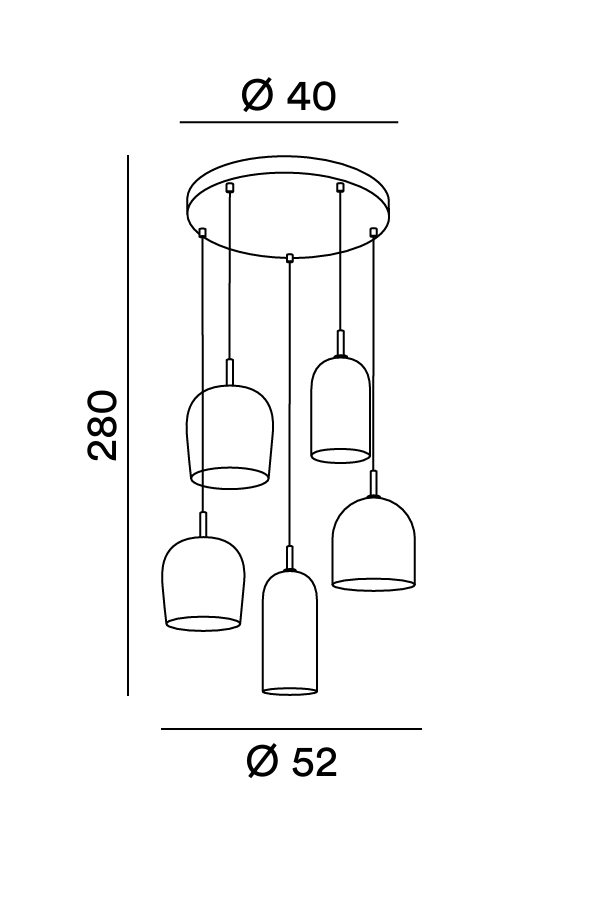 Perenz Coro 6938 - Disegno tecnico e misure