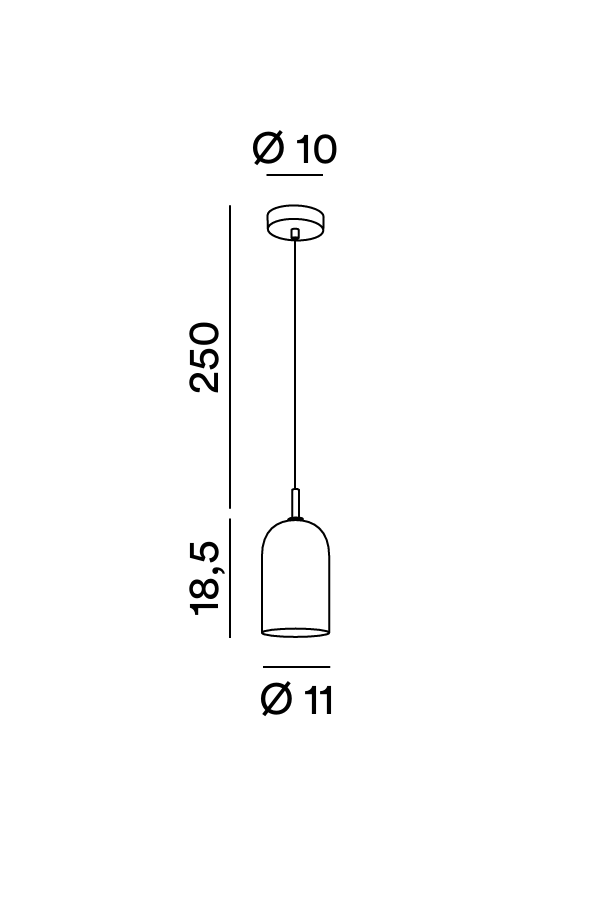 Perenz Coro 6944 - Disegno tecnico e misure