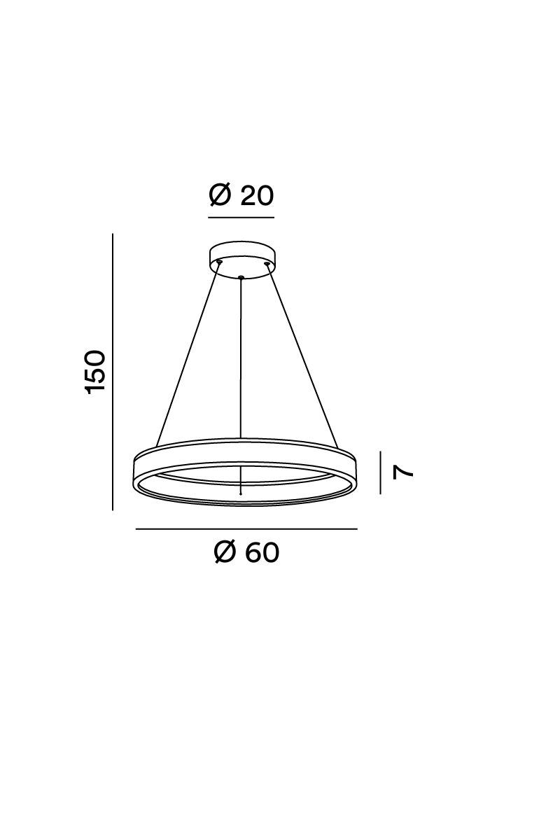 Perenz Kirko 6954 - Disegno tecnico e misure