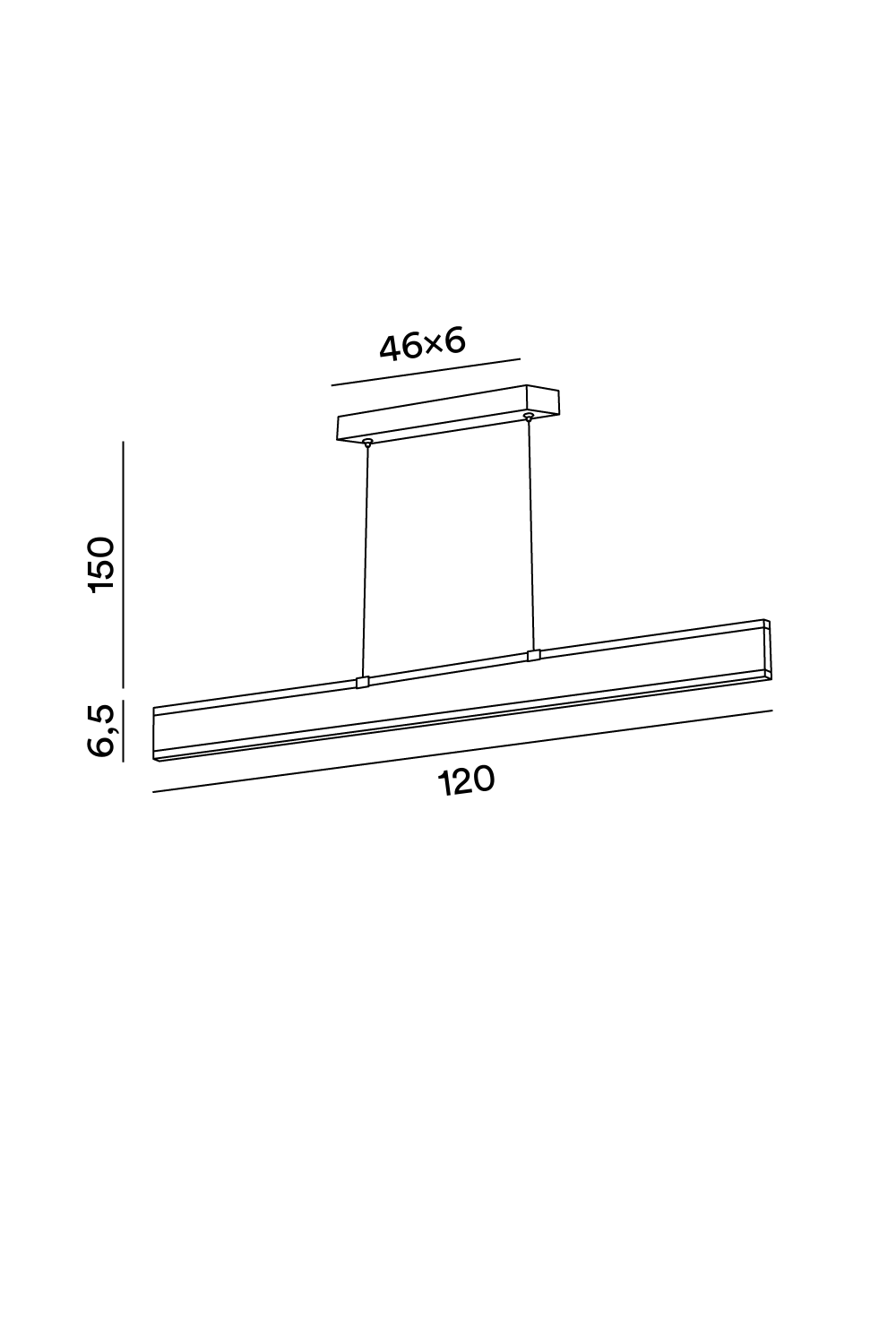 Perenz Kante 6998 - Disegno tecnico e misure