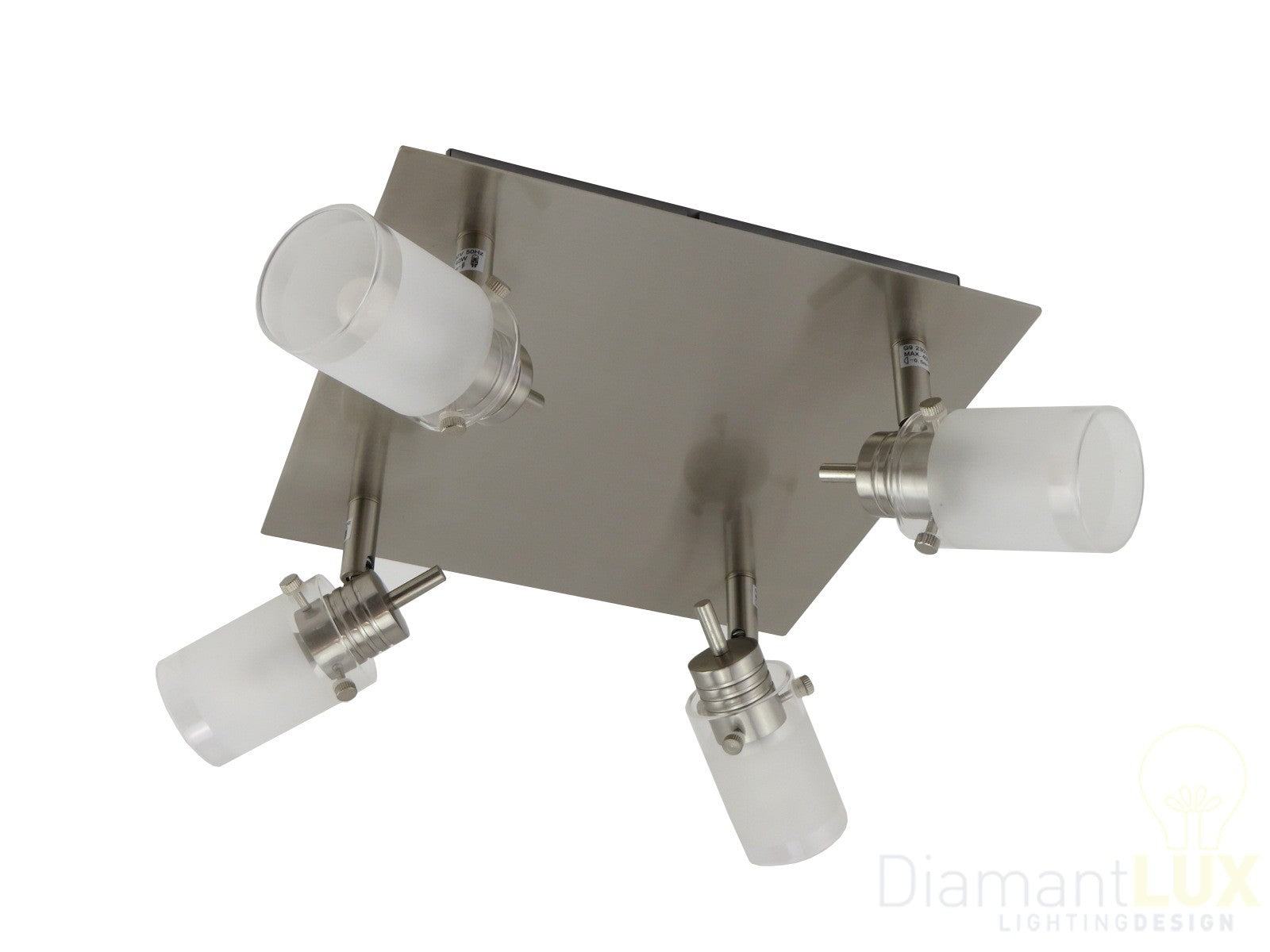 7001-4Q Plafoniera faretti orientabili DIAMANTLUX