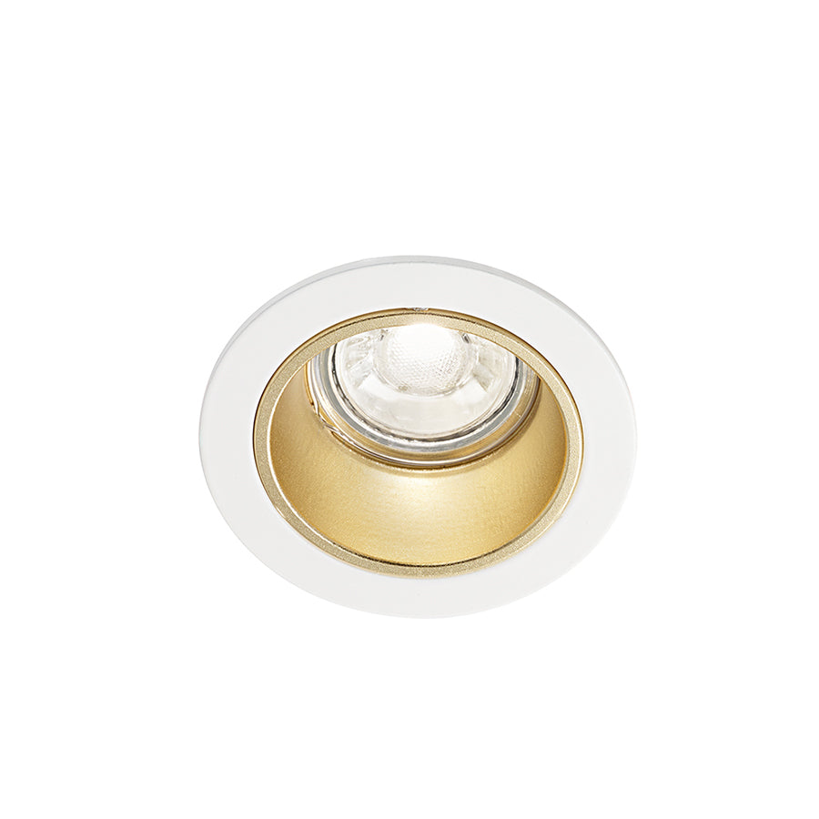 Faretto Isyluce Simplie 715BO bianco-oro