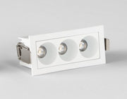Faretto da Incasso 3 luci Isyluce Exacta 731/731N bianco