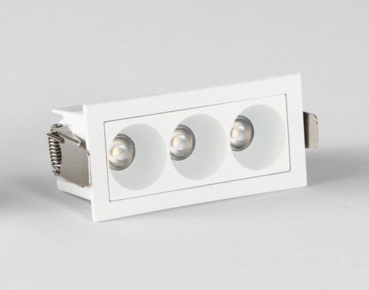 Faretto da Incasso 3 luci Isyluce Exacta 731/731N bianco