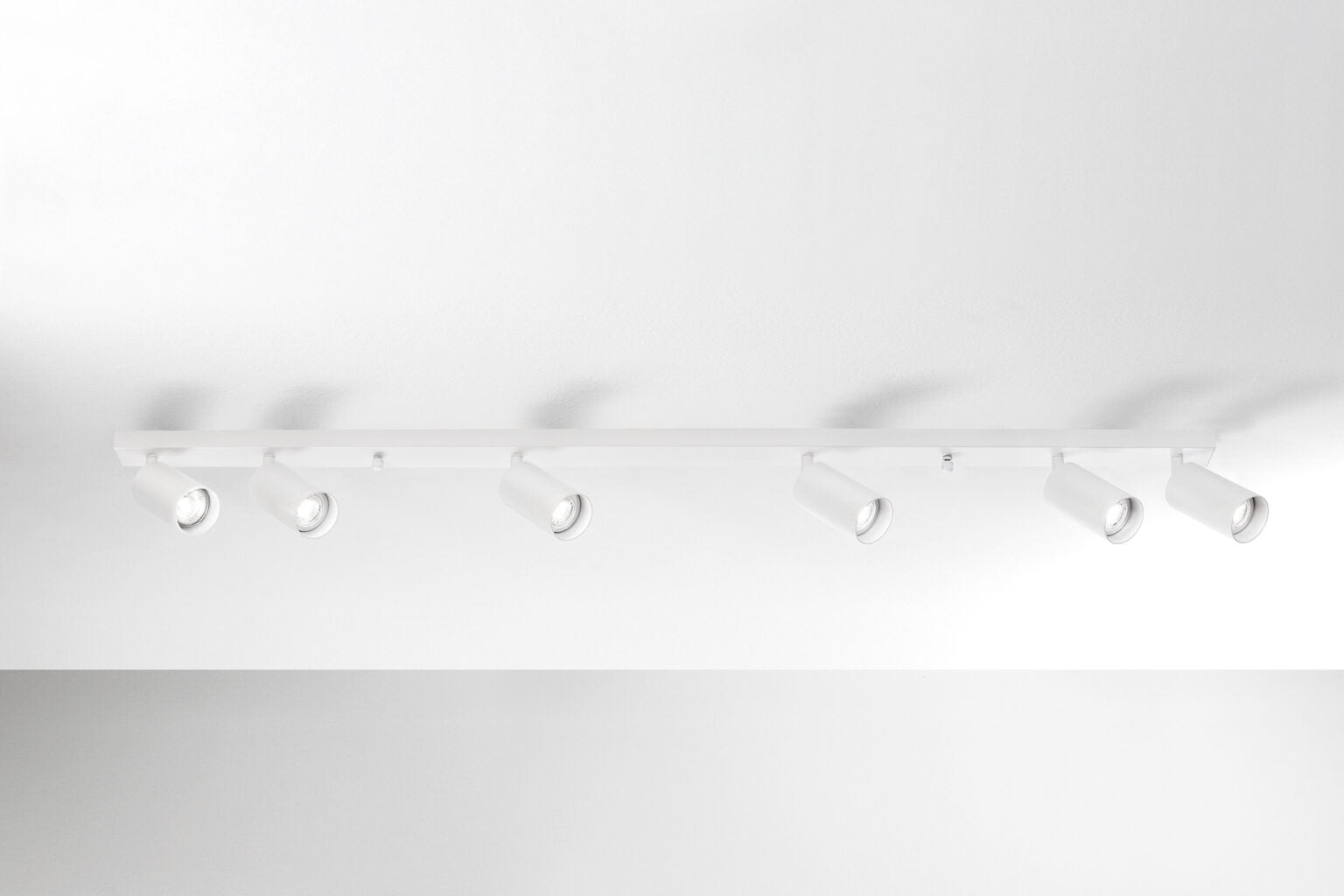 Barra con faretti orientabili GU10 bianco - Isyluce SIMPLIE 776