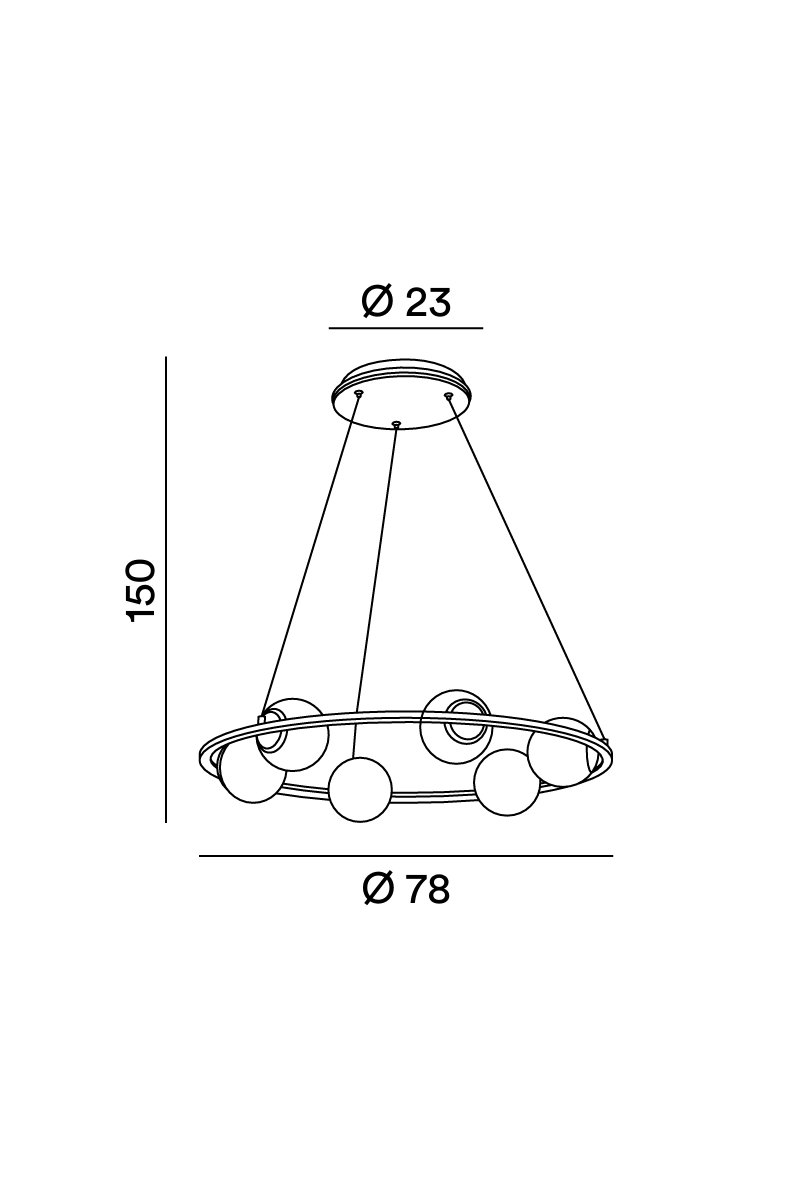 Perenz Ball 8000 - Disegno tecnico e misure
