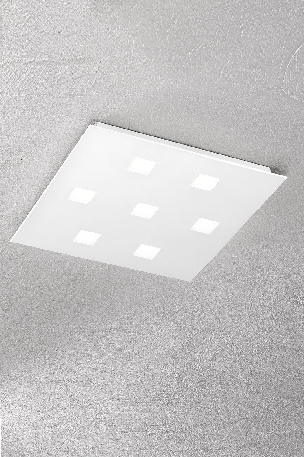 Plafoniera Perenz Pixel 8012 bianca 7 luci GX53