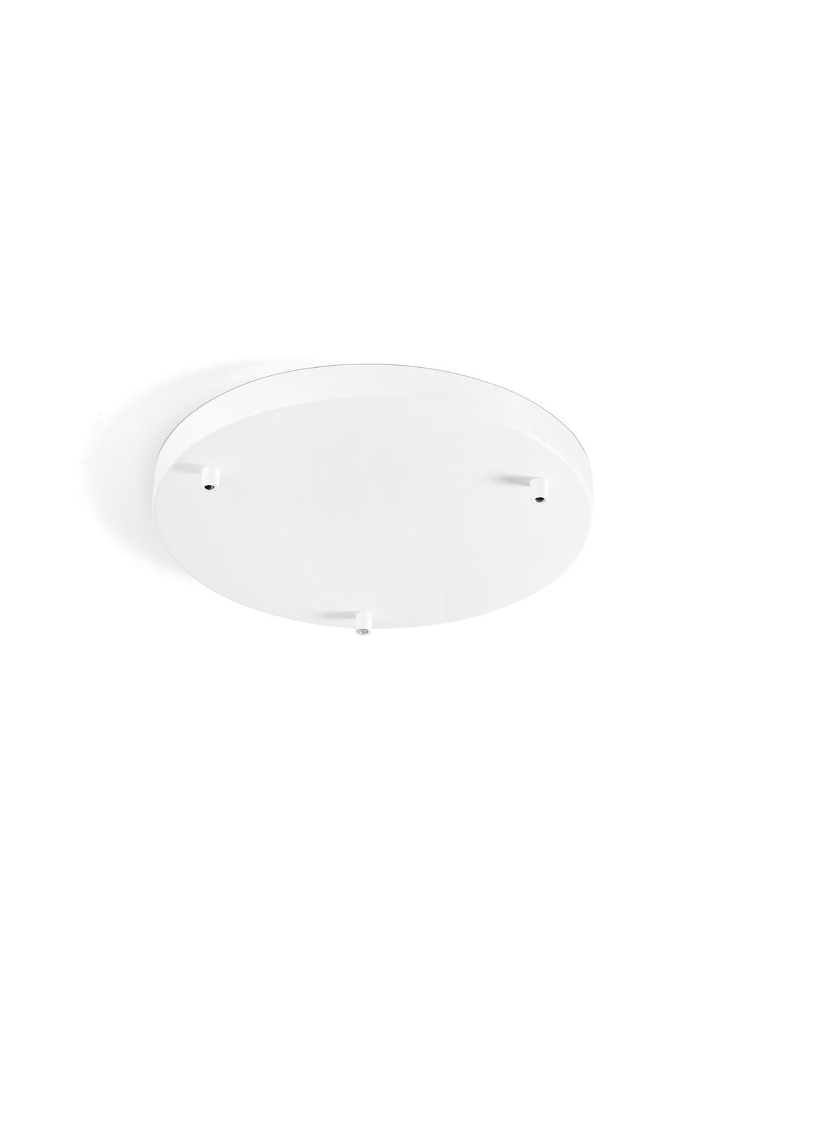Rosone tondo 3 fori Perenz 8030 bianco opaco