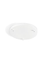 Rosone tondo 3 fori Perenz 8030 bianco opaco
