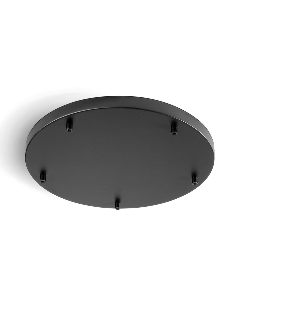 Rosone tondo 5 fori Perenz 8032 nero opaco