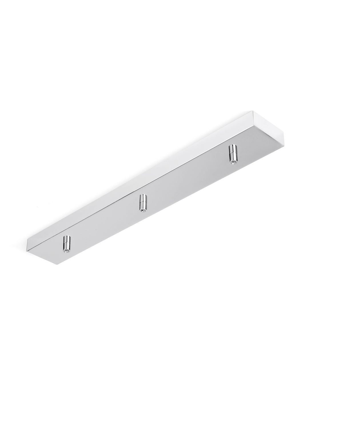 Rosone a barra 3 fori Perenz 8034 cromo spazzolato