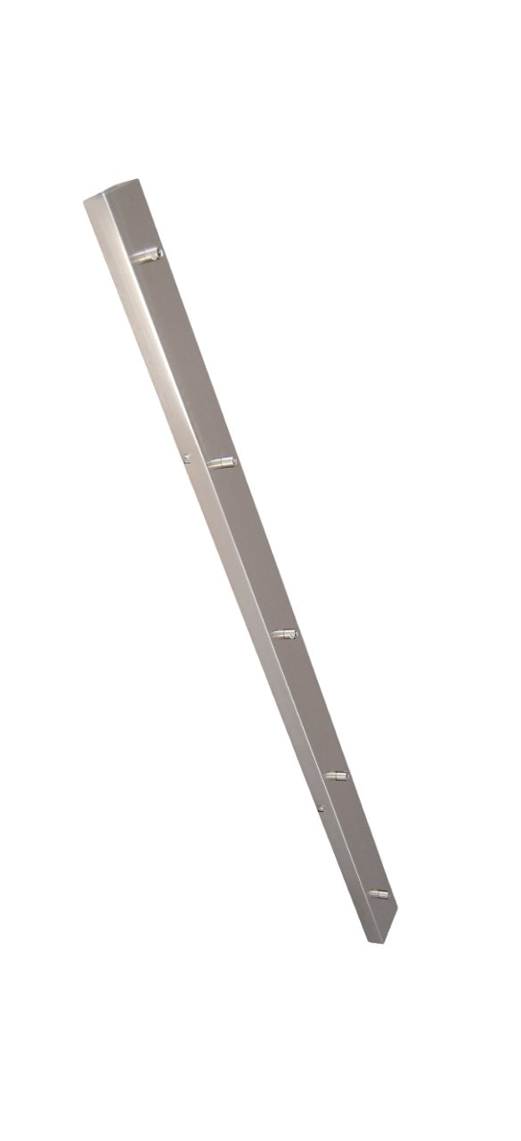 Rosone a barra 120 cm 5 fori Perenz 8035 cromo spazzolato